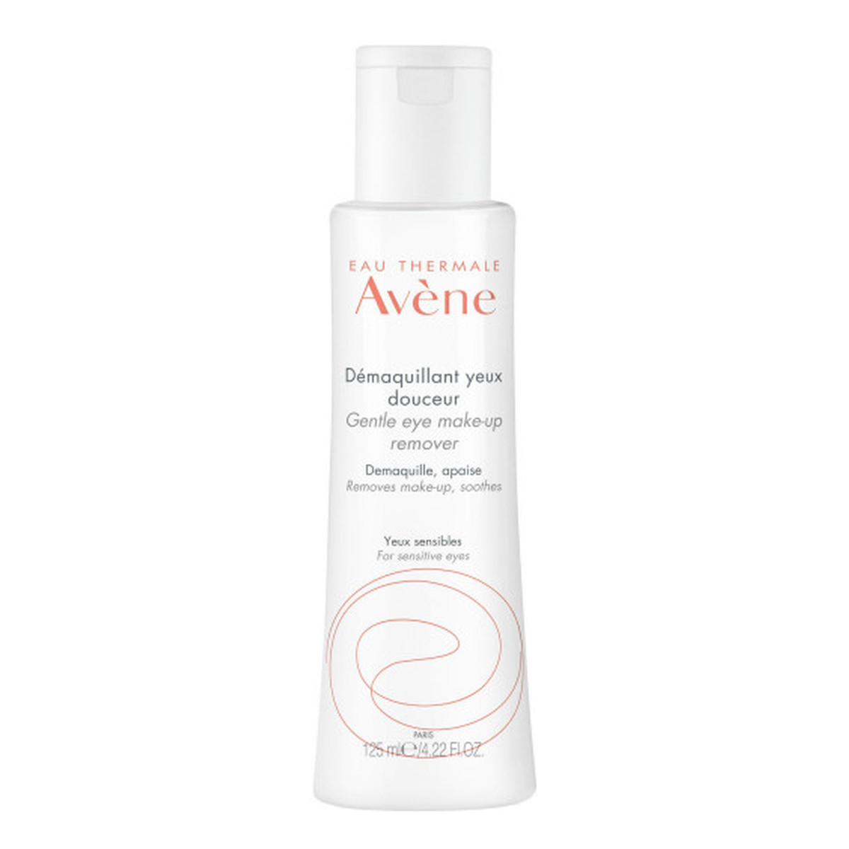 Avene Eau thermale gentle eye make-up remover delikatny płyn do demakijażu oczu 125ml