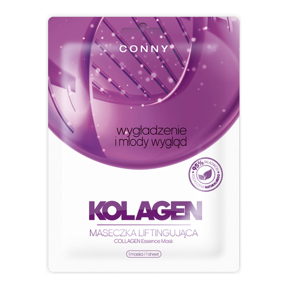 Conny Essence Mask wygładzenie i młody wygląd liftingująca maseczka w płachcie Kolagen 23g