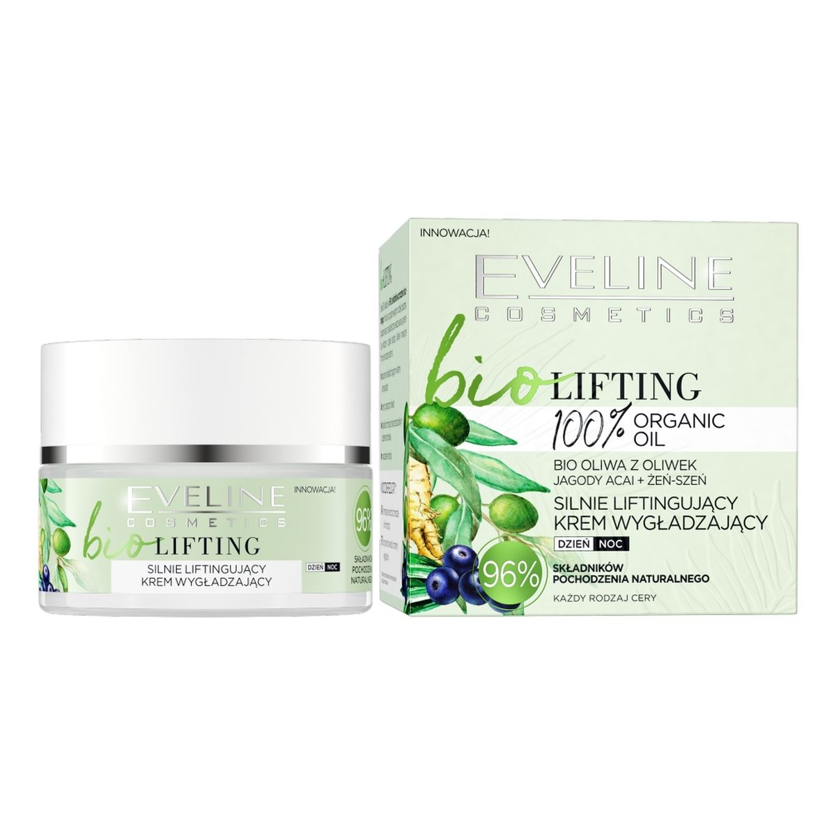 Eveline Bio Lifting Krem wygładzający silnie liftingujący 50ml