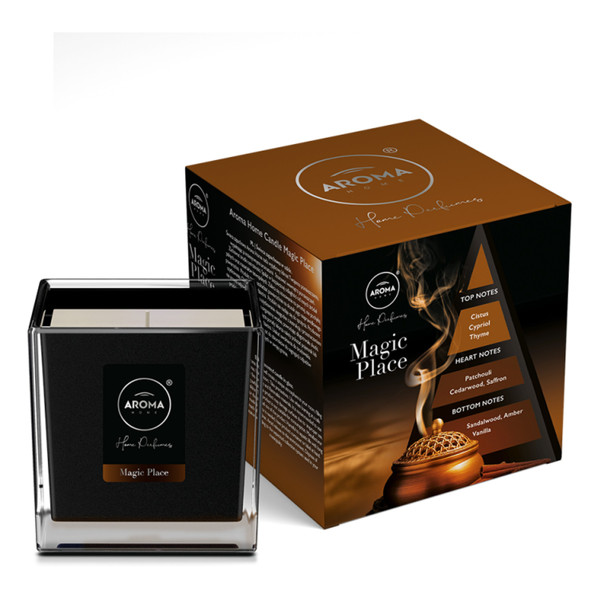 Aroma Home Black Series świeca zapachowa Magic Place 155g