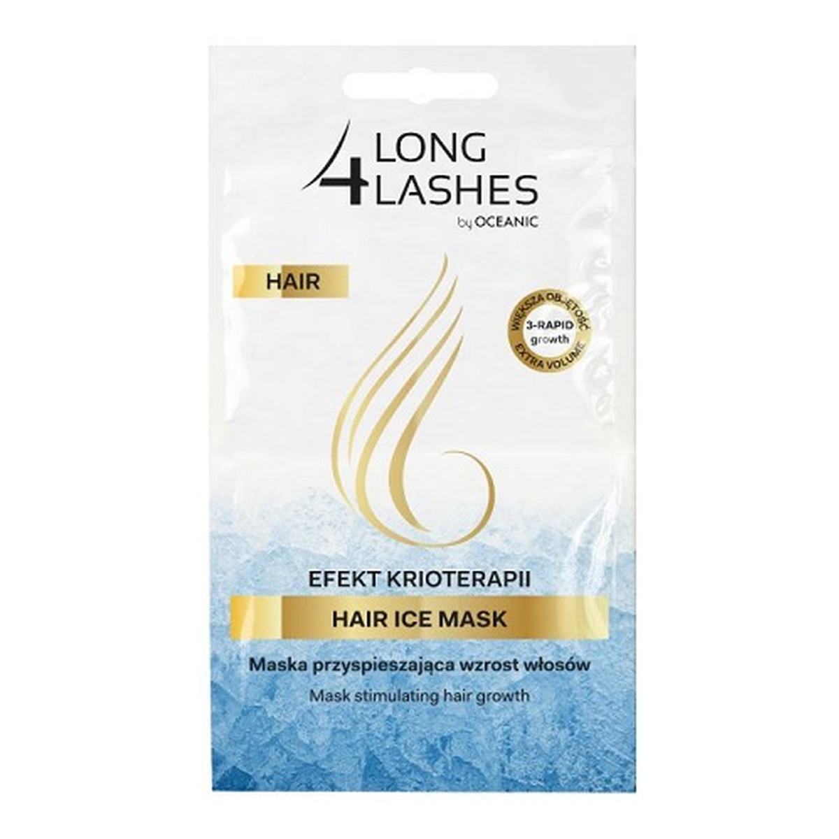 AA Long 4 Lashes Hair Ice Mask efekt krioterapii maska przyspieszająca wzrost włosów 2x6ml 6ml