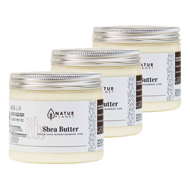Nierafinowane Masło Shea do ciała 3x200ml