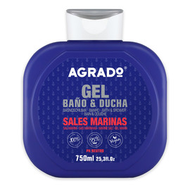 Żel do kąpieli i pod prysznic Agrado z solą morską