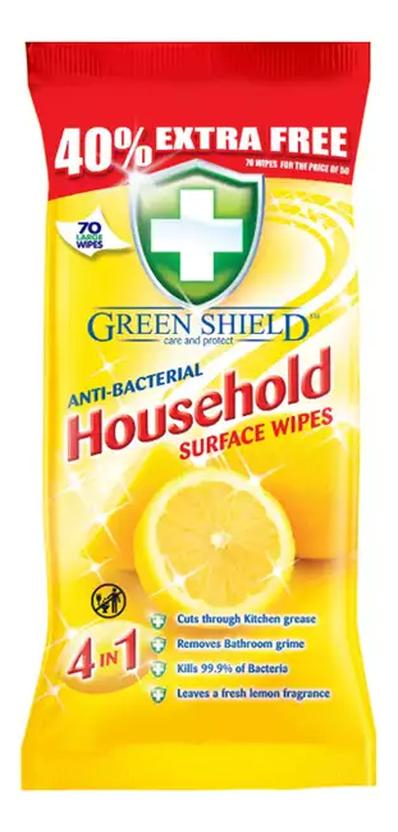Household nawilżone chusteczki uniwersalne 70 szt