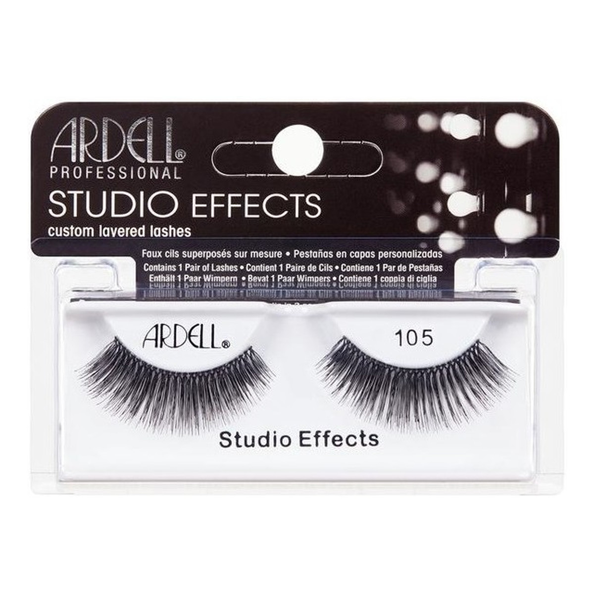 Ardell Studio Effects 105 para sztucznych rzęs Black