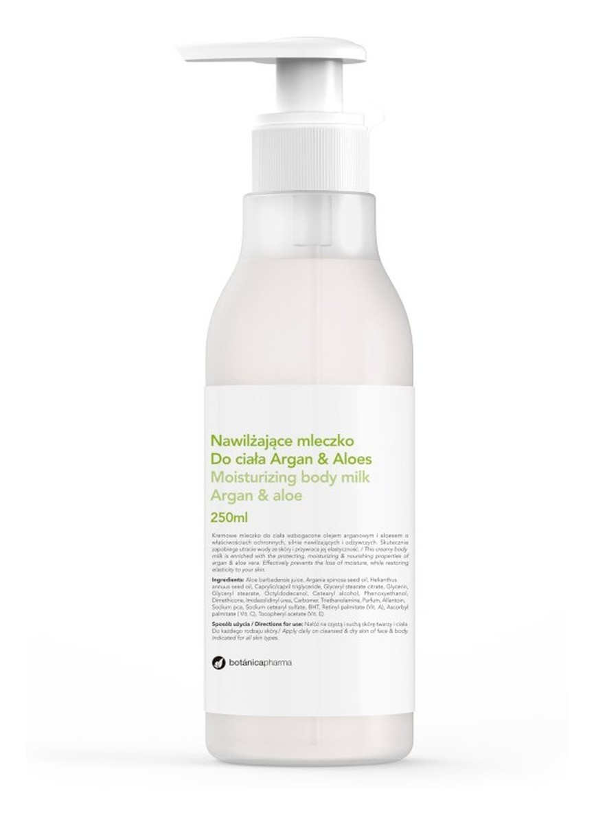 Moisturizing Body Milk nawilżające mleczko do ciała Argan i Aloes