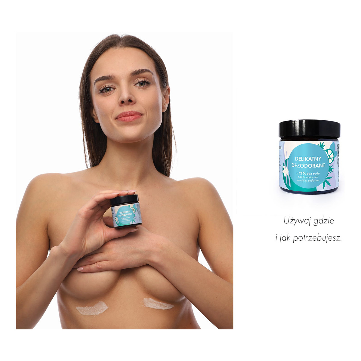 Lullalove Delikatny dezodorant z CBD 60ml