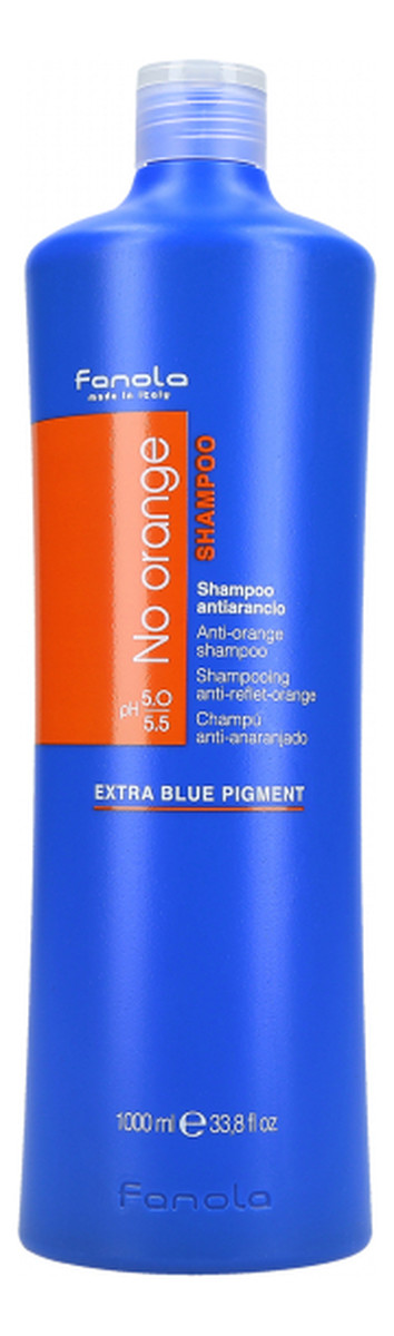 Anti-Orange Shampoo Szampon niwelujący miedziane odcienie do włosów ciemnych farbowanych