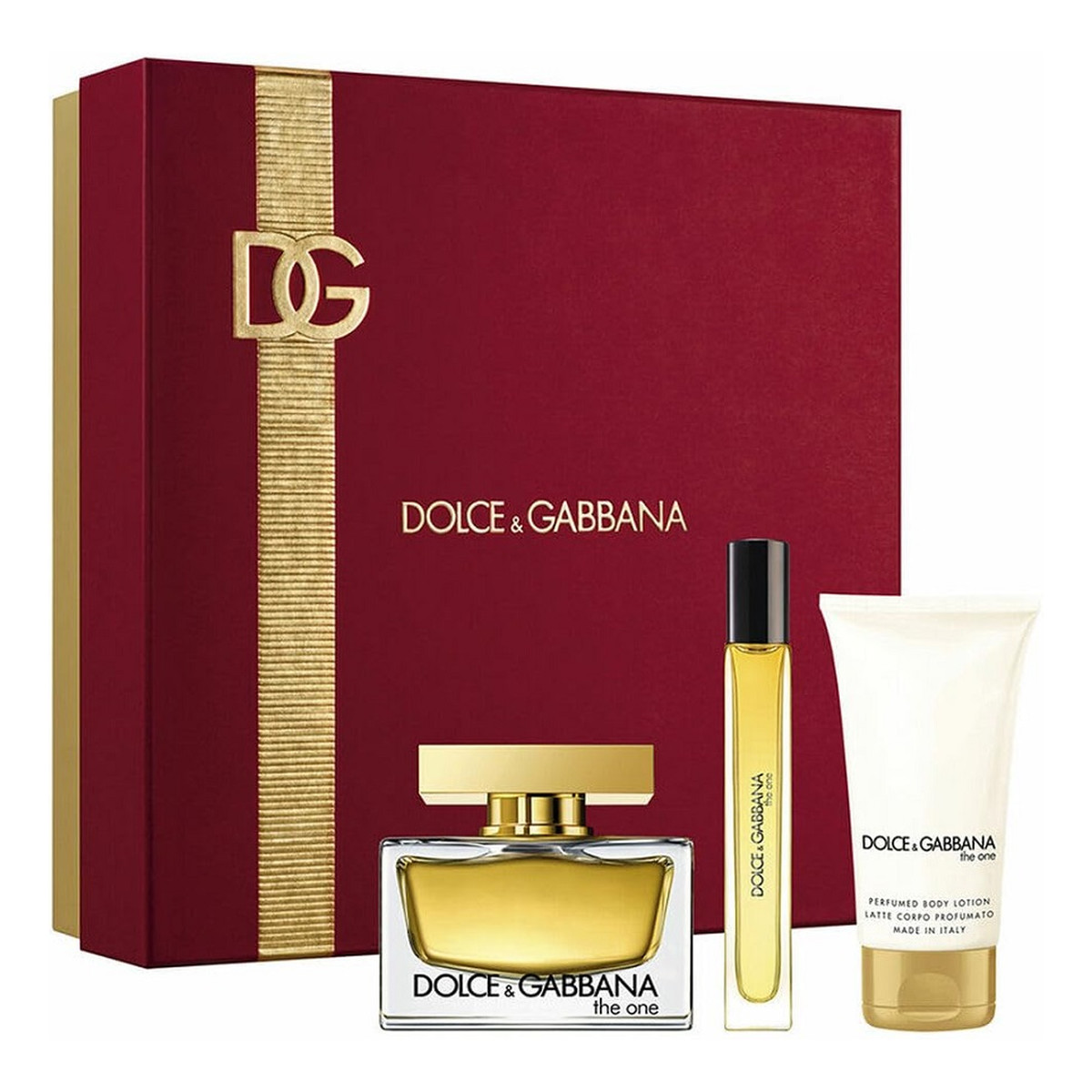 Dolce & Gabbana The One Woman Zestaw woda perfumowana spray 75ml + balsam do ciała 50ml + woda perfumowana spray 10ml