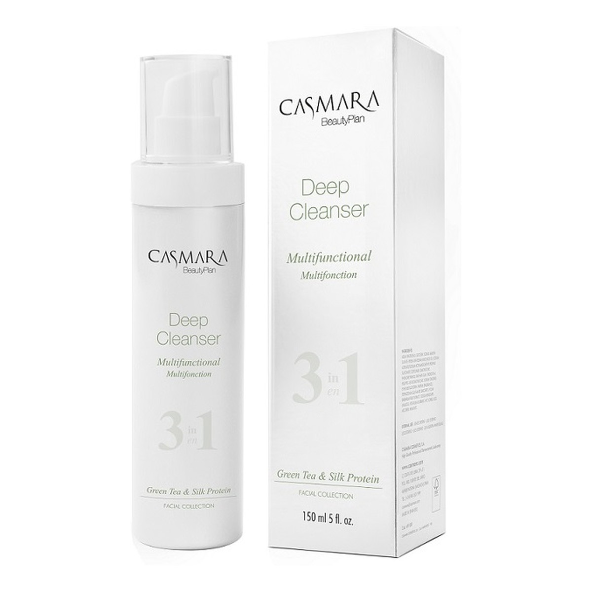 Casmara Cleanser 3in1 Deep Cleansing Żel do mycia twarzy 3w1 150ml