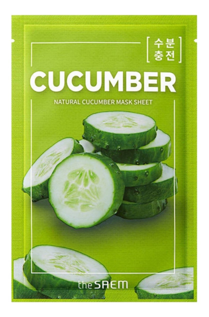 Natural cucumber maska w płachcie-ogórek
