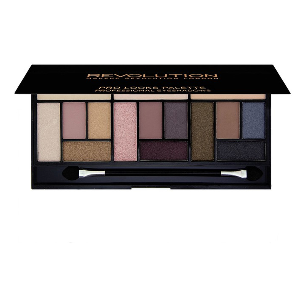 Makeup Revolution Pro Looks Stripped & Bare Paleta 15 Cieni Do Powiek 13g