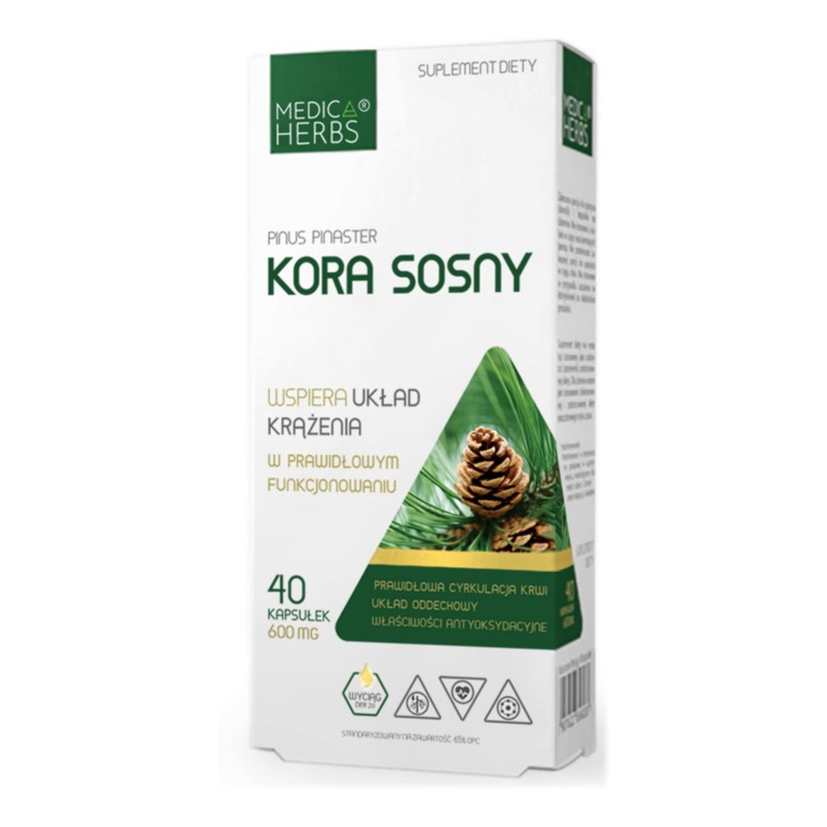 Medica Herbs Kora Sosny suplement diety 40 kapsułek 600mg