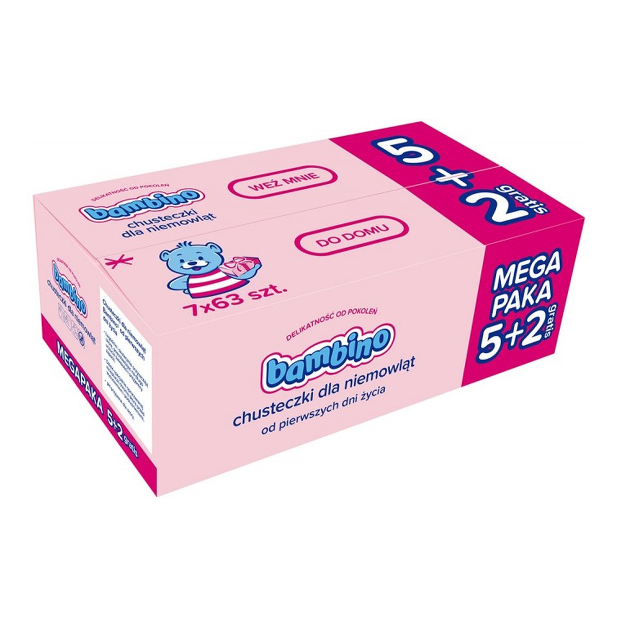 Bambino Chusteczki nawilżane - wkład