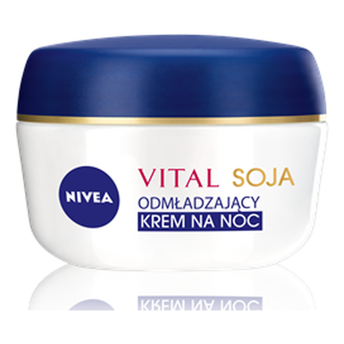 Nivea Vital Visage Wielozadaniowy Krem Odmładzający Na Noc z Soją 50ml