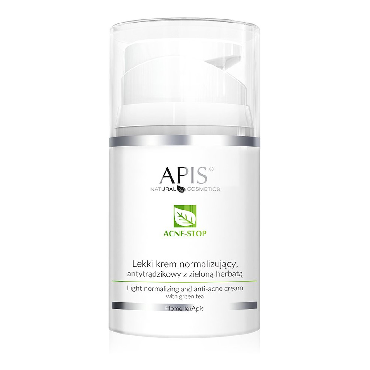 Apis Acne-Stop lekki krem normalizujący antytrądzikowy z zieloną herbatą 50ml