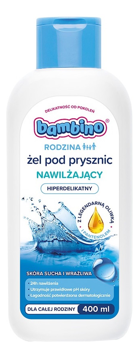 nawilżający żel pod prysznic
