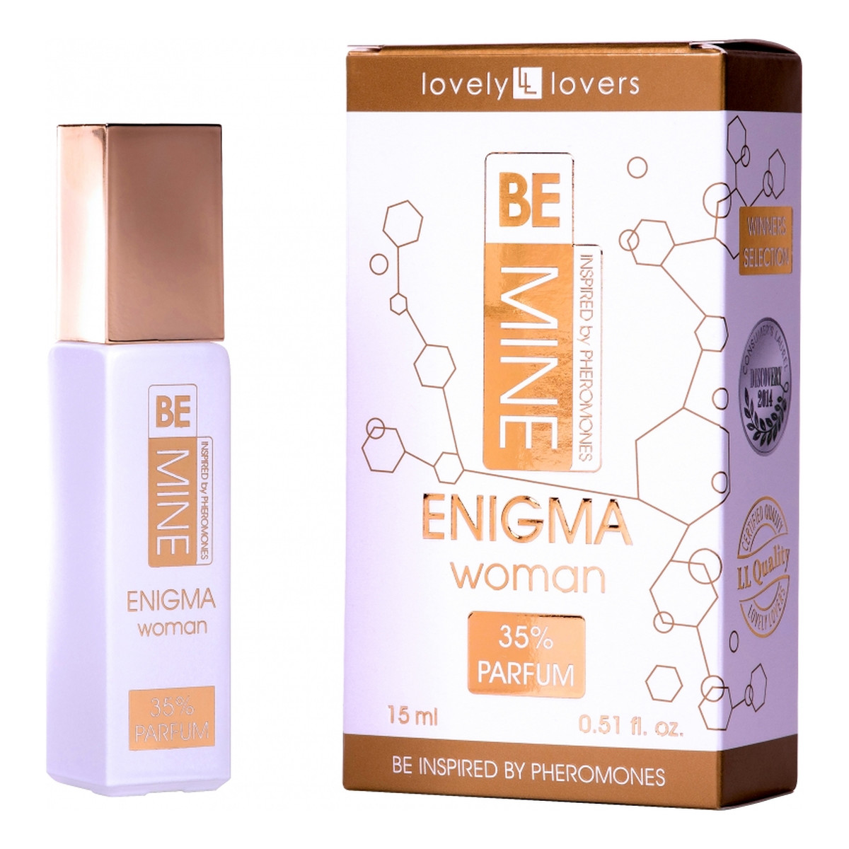 Lovely Lovers BeMine Enigma Woman Perfumy z feromonami zapachowymi spray 15ml
