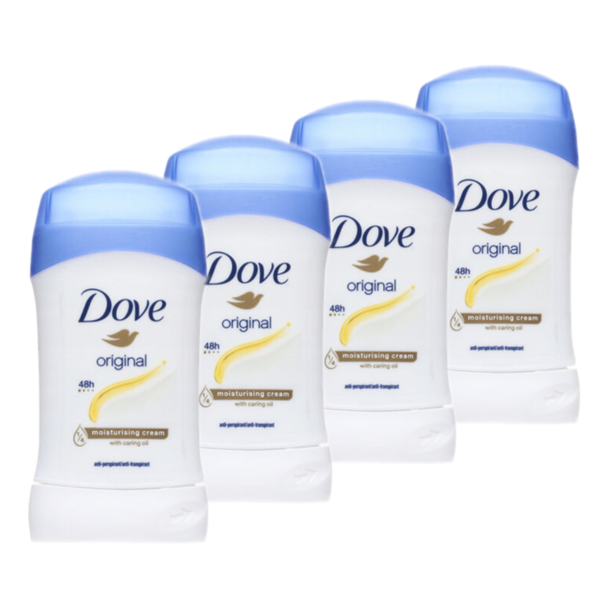 Dove Original Antyperspirant w sztyfcie dla kobiet 4x40ml