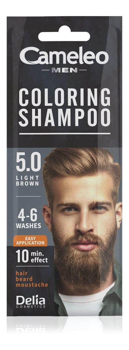 Cameleo men coloring shampoo szampon koloryzujący 5.0 jasny brąz