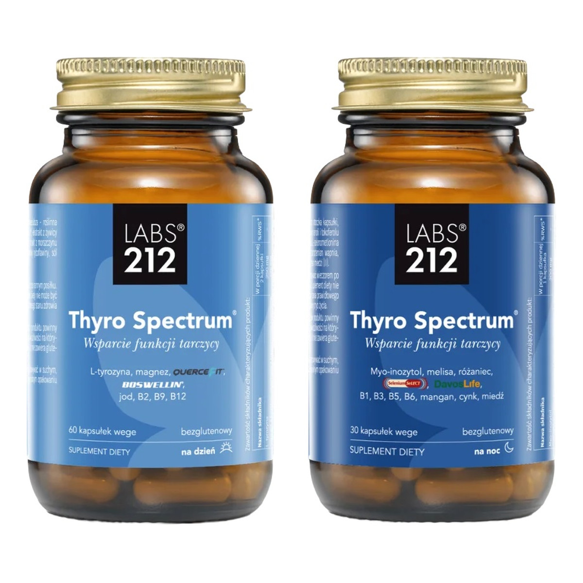 Labs212 Zestaw Thyro Spectrum suplement diety 2x30 kapsułek