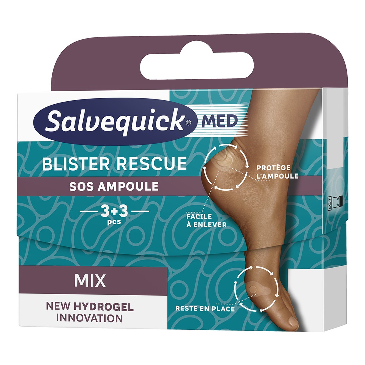 Salvequick Blister Rescue Mix hydrożelowe plastry na pęcherze 6szt.