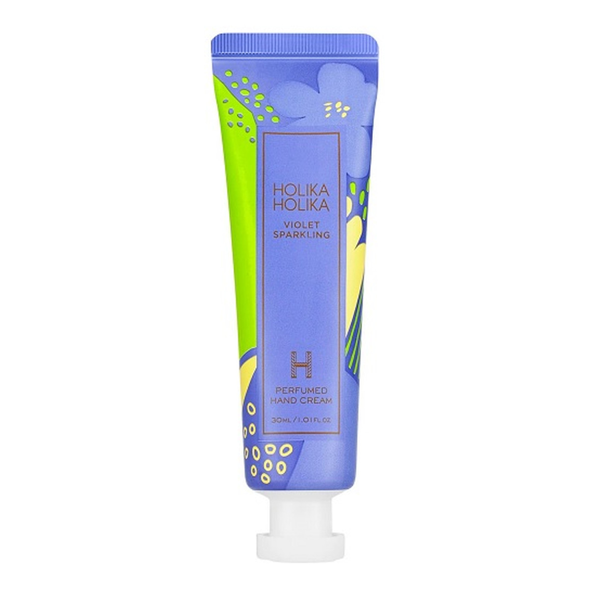 Holika Holika Violet Sparkling Perfumed Hand Cream Krem do rąk nawilżający cytryna 30ml