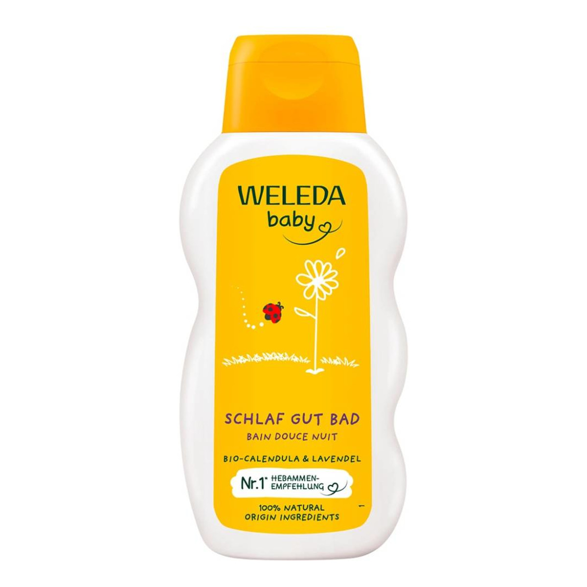 Weleda Baby Calendula relaksujący płyn do kąpieli dla dzieci 200ml