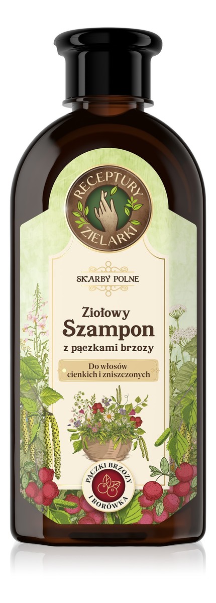 ziołowy szampon z pączkami brzozy do włosów cienkich i zniszczonych