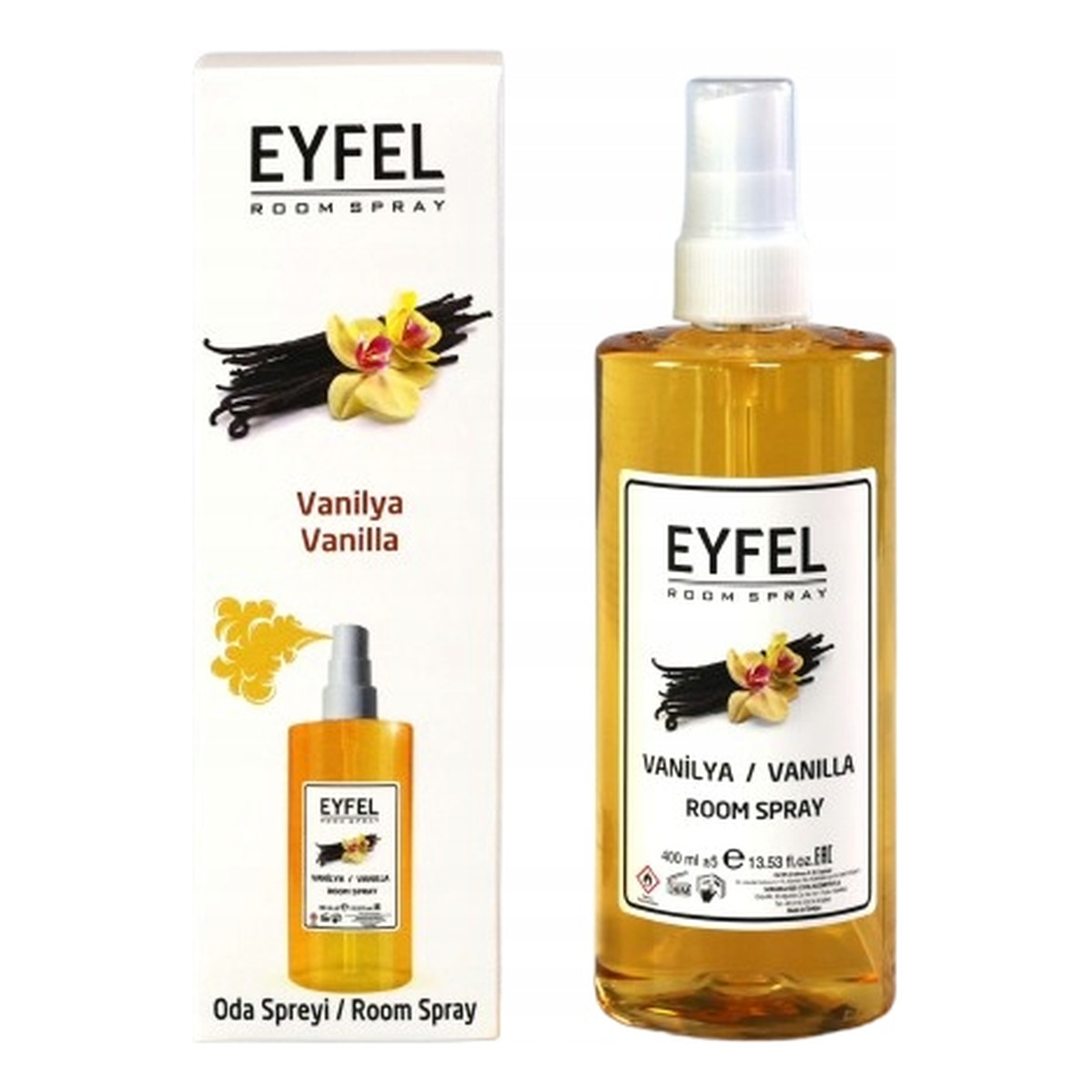 Eyfel Odświeżacz powietrza w sprayu Vanilla 400ml