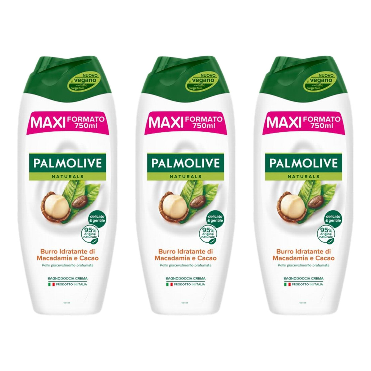 Palmolive Naturals Żel pod prysznic Macadamia Cacao 3x750ml