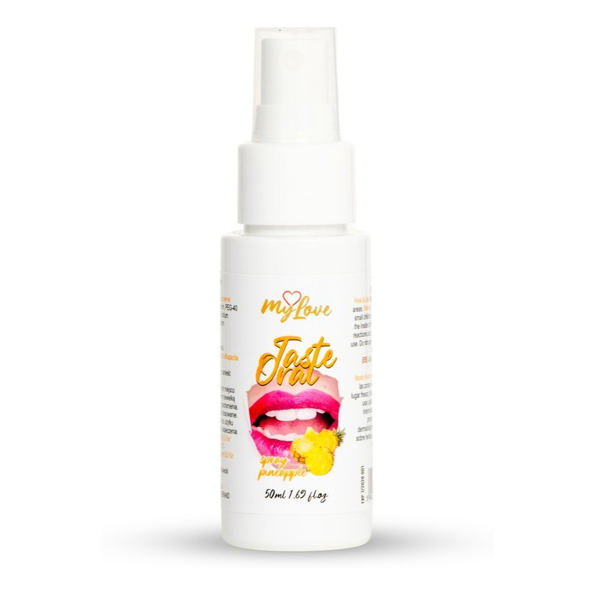 MyLove Taste Oral płyn do seksu oralnego Pineapple 50ml