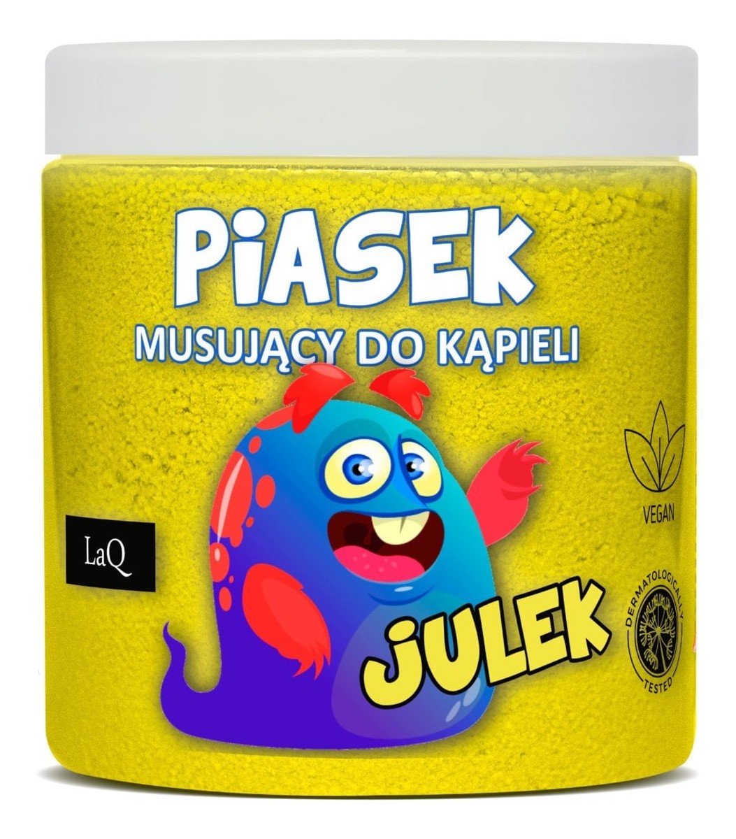 Julek piasek musujący do kąpieli Żółty