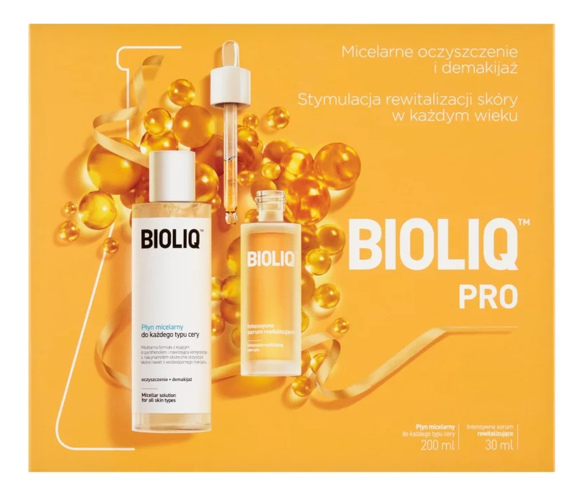 Zestaw intensywne serum rewitalizujące 30ml + płyn micelarny do każdego typu cery 200ml