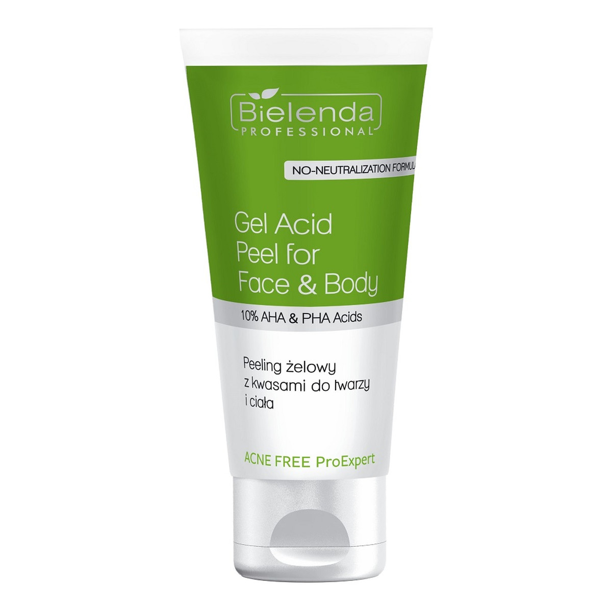 Bielenda Professional Acne Free ProExpert peeling Żelowy z kwasami do twarzy i ciała 150ml