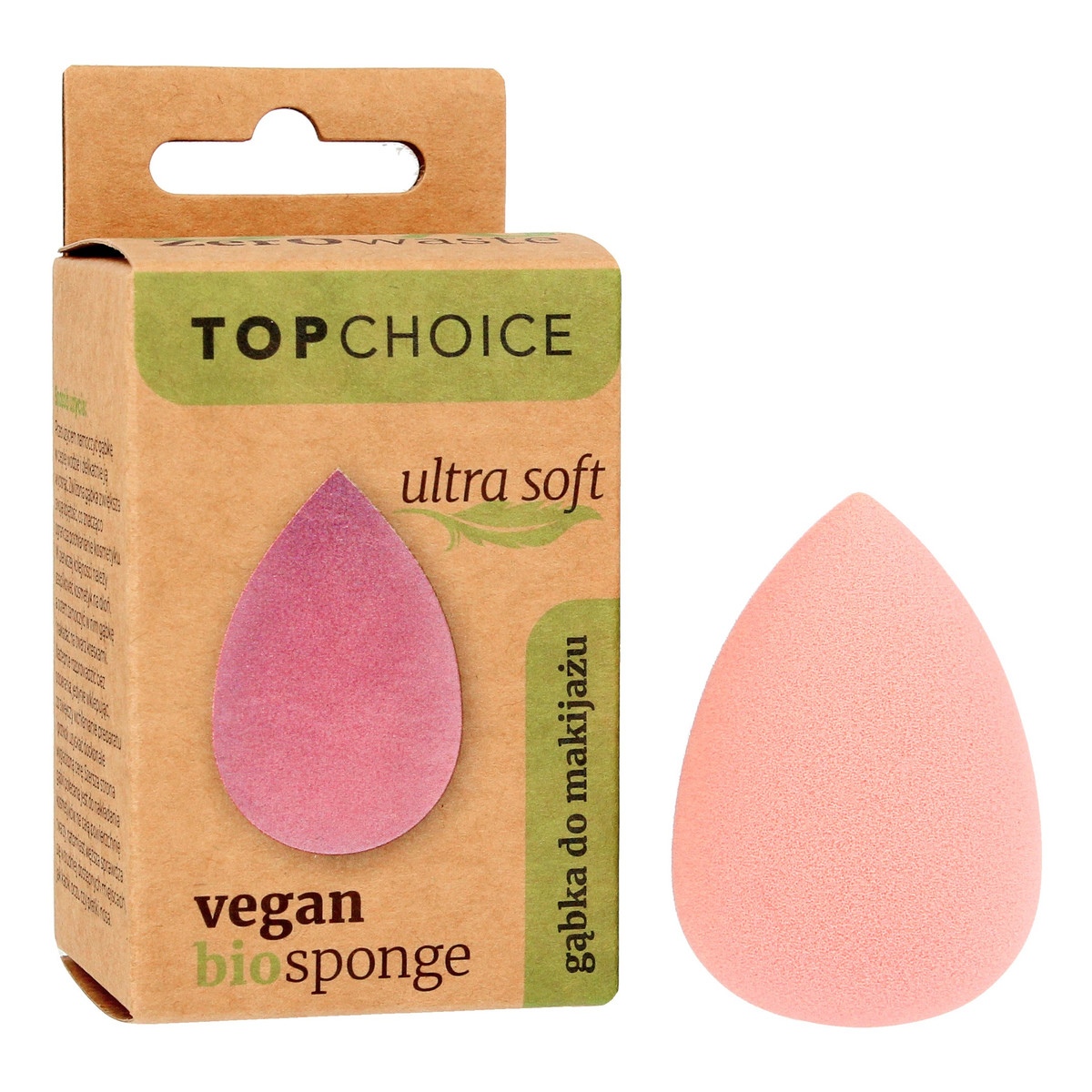 Top Choice Bio Gąbka-Blender do makijażu Ultra Soft - vegan (39454)