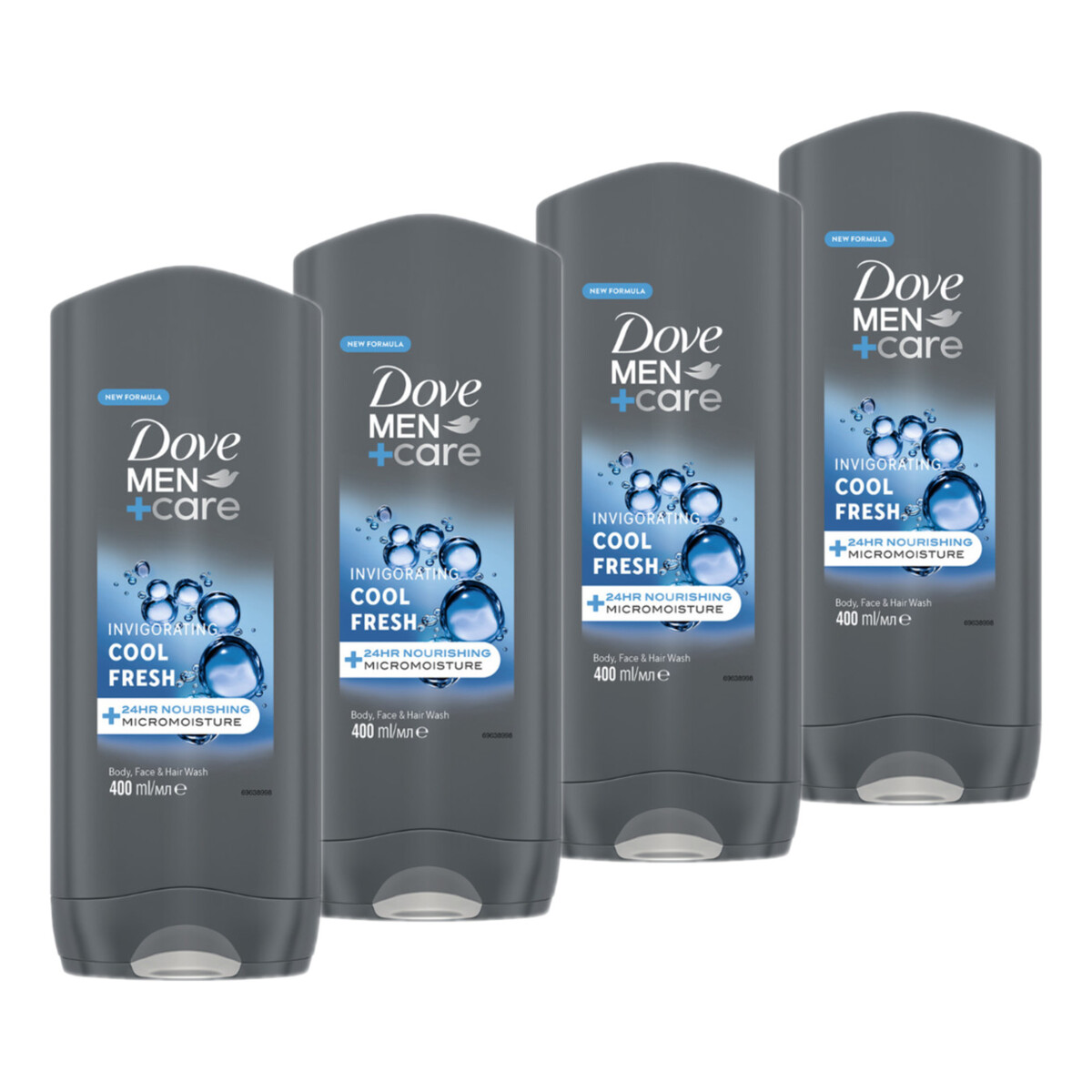 Dove Men+Care Cool Fresh Żel Pod Prysznic 4szt.