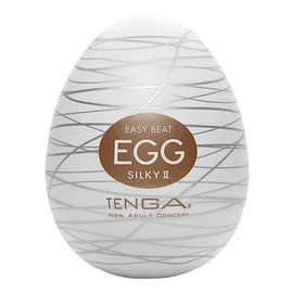 Easy beat egg silky ii jednorazowy masturbator w kształcie jajka