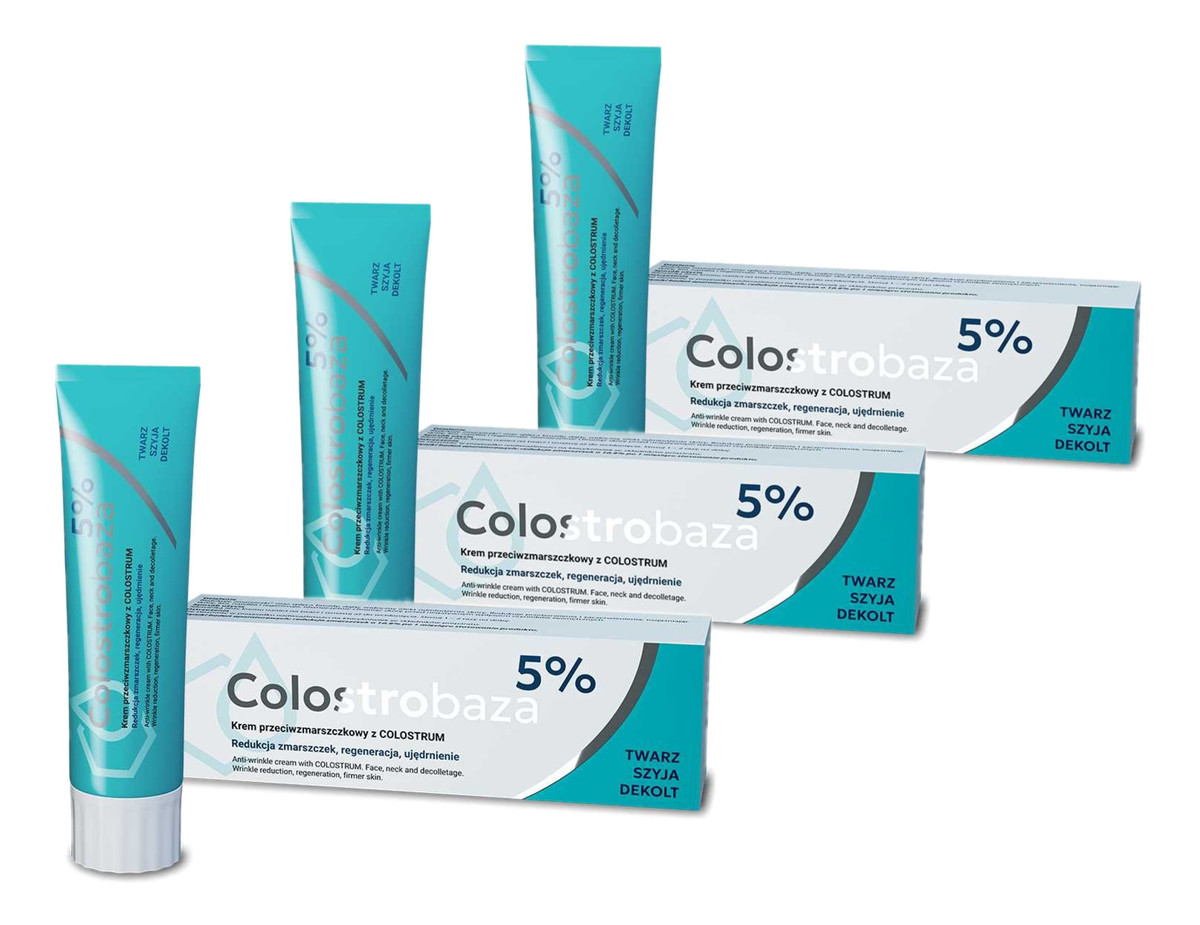 5% Krem przeciwzmarszczkowy z COLOSTRUM 3x30g