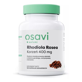 Rhodiola rosea korzeń 400mg suplement diety 120 kapsułek