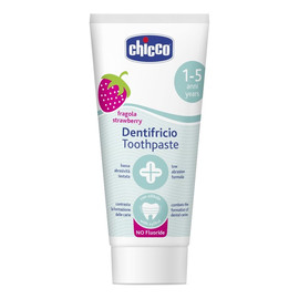 Toothpaste pasta do zębów bez fluoru o smaku truskawkowym 1-5l