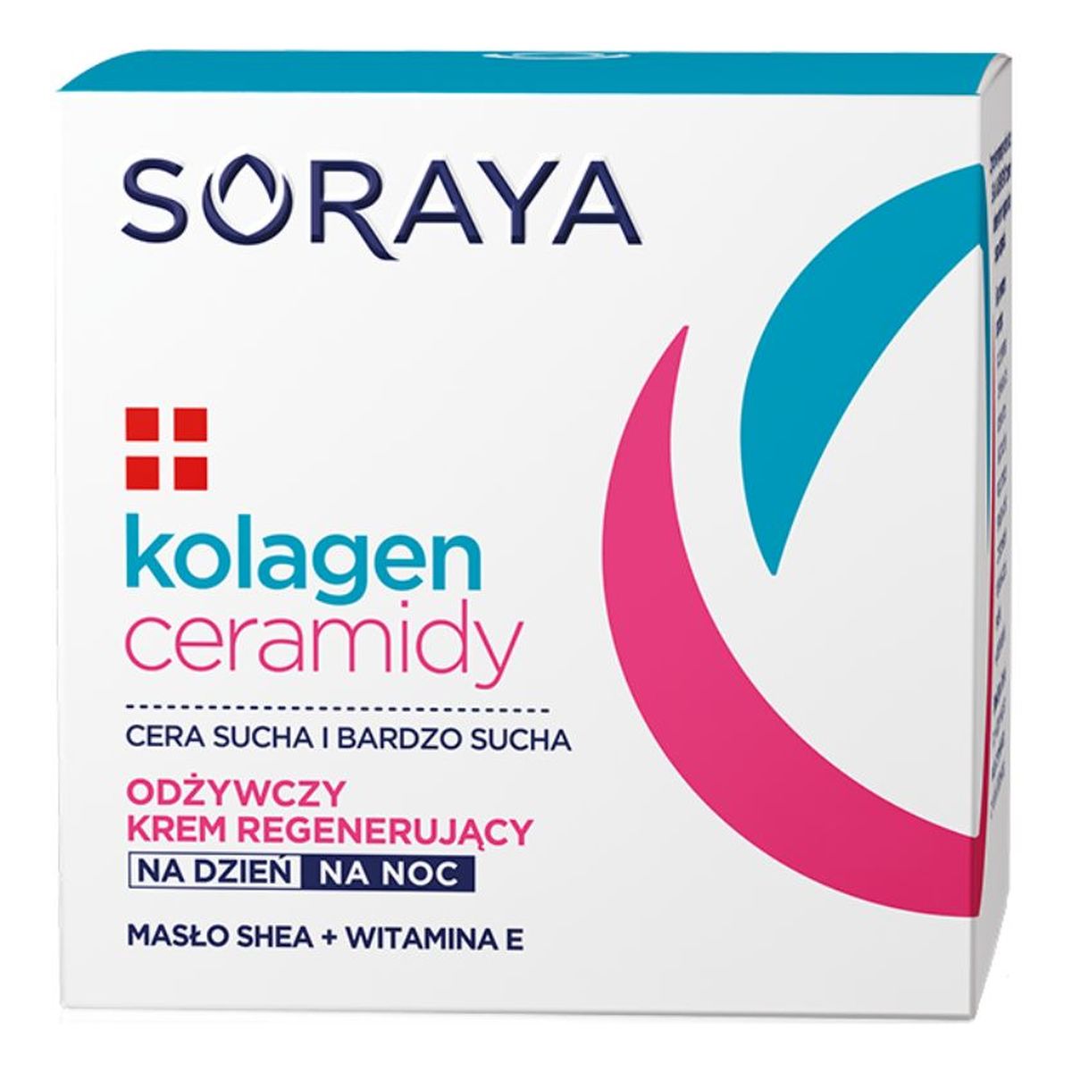 Soraya Kolagen+Ceramidy Odżywczo-Regenerujący Krem Na Dzień i Na Noc 50ml