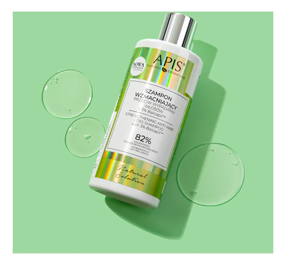 Szampon wzmacniający przeciw wypadaniu włosów z 3% Baicapil