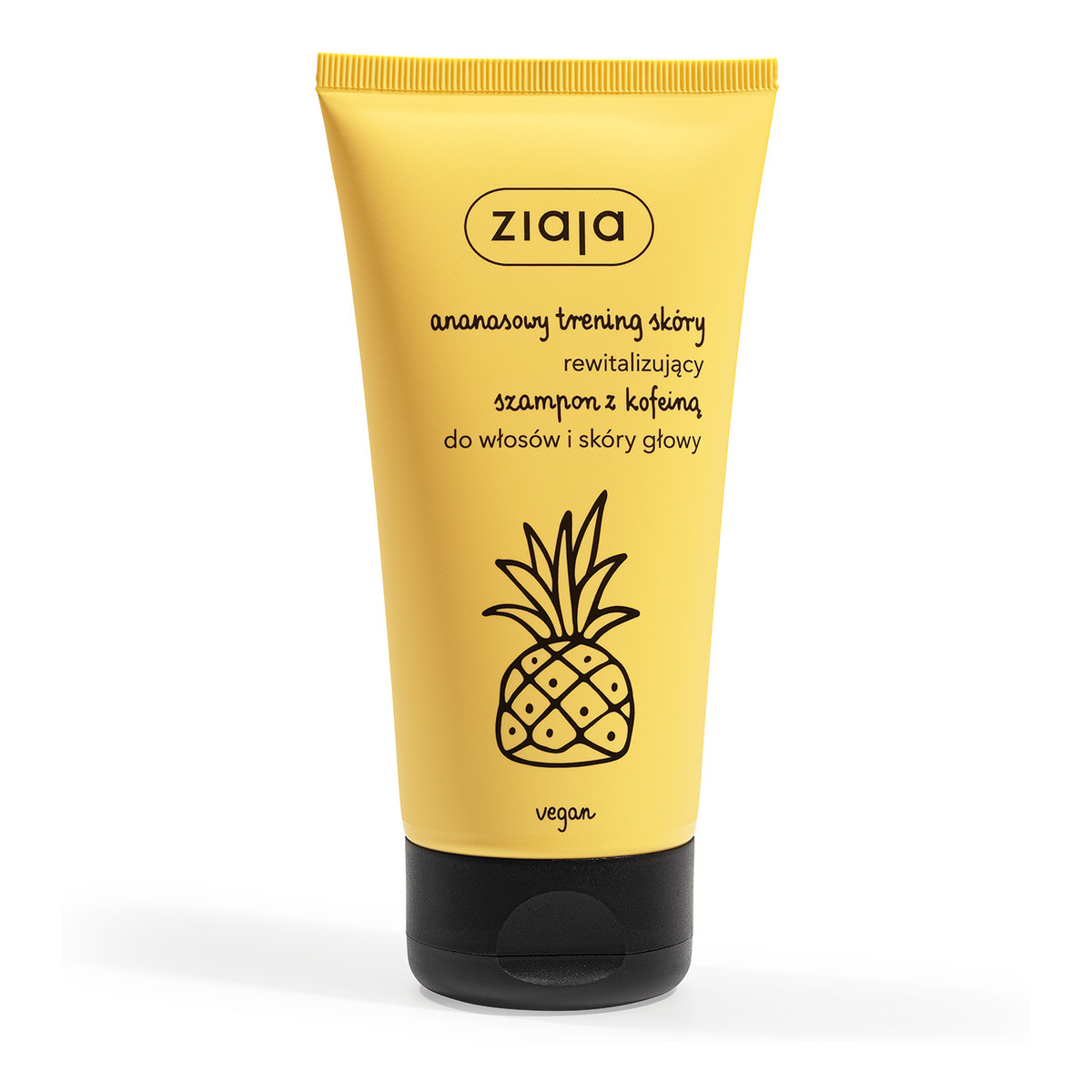 Ziaja Anansowy Trening Ananasowy rewitalizujący szampon z kofeiną 160ml