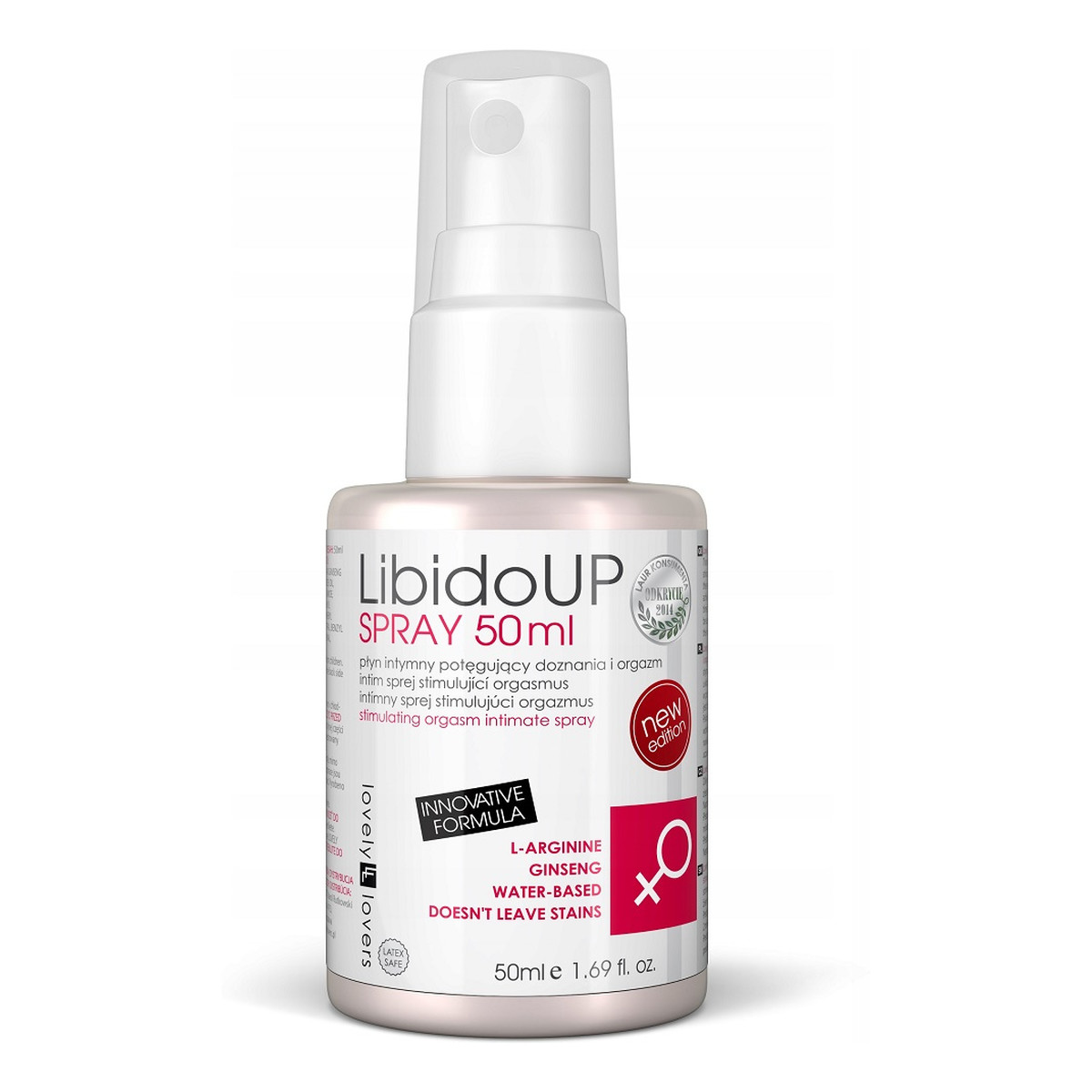 Lovely Lovers Libidoup spray intymny spray potęgujący doznania i orgazm 50ml