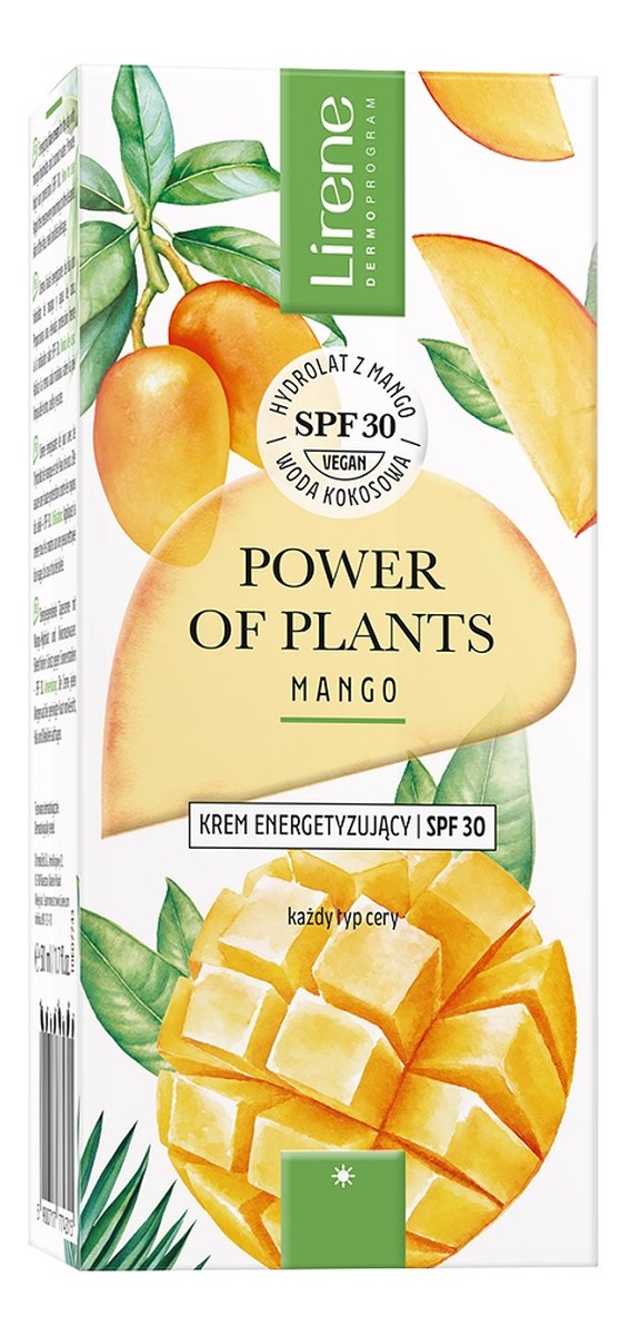 Krem energetyzujący spf30 mango