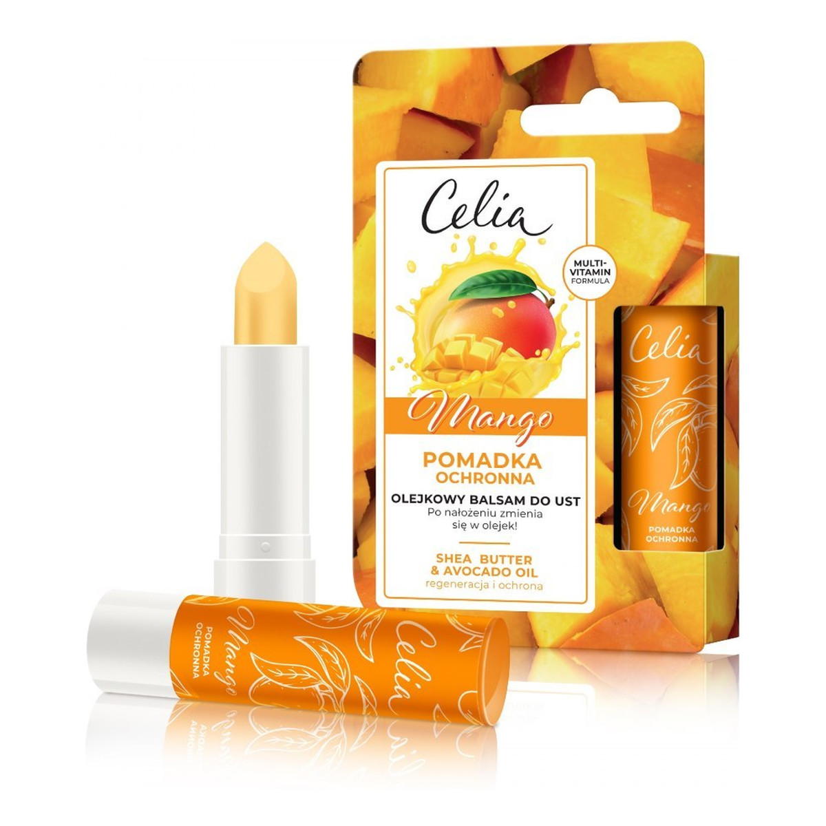 Celia Pomadka Ochronna do ust Mango