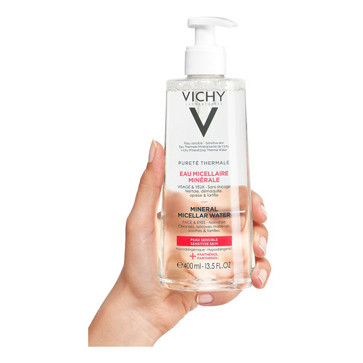 Vichy Purete Thermale Płyn miceralny do wrażliwej skóry twarzy i oczu 400ml