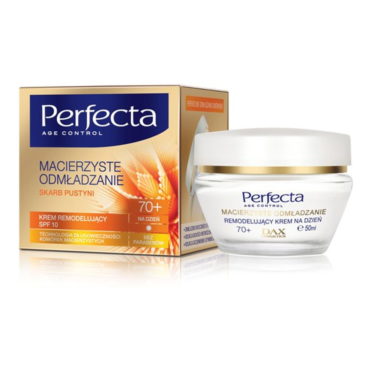 Perfecta Age Control Macierzyste Odmładzanie 70+ Krem Remodelujący Na Dzień 50ml
