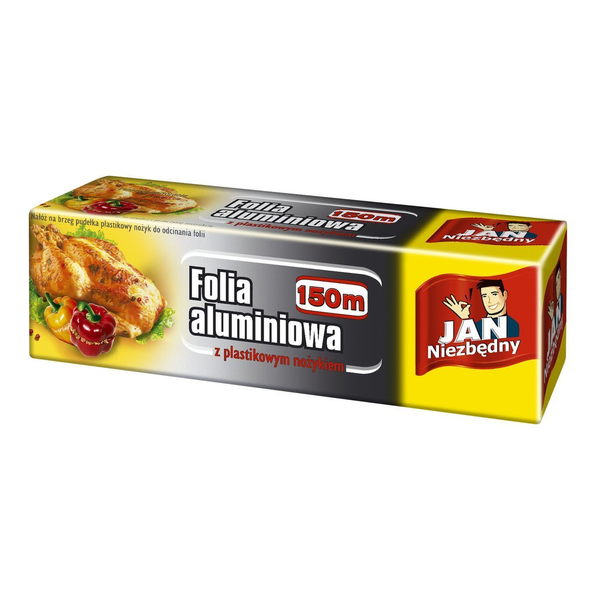 Jan Niezbędny Folia aluminiowa w pudełku 150m 1op.